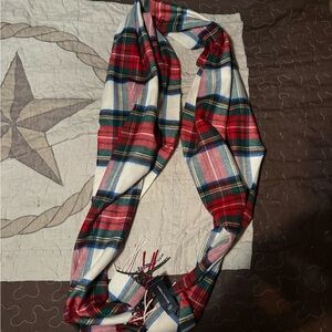 Lord & Taylor Multicolor Plaid Scarf